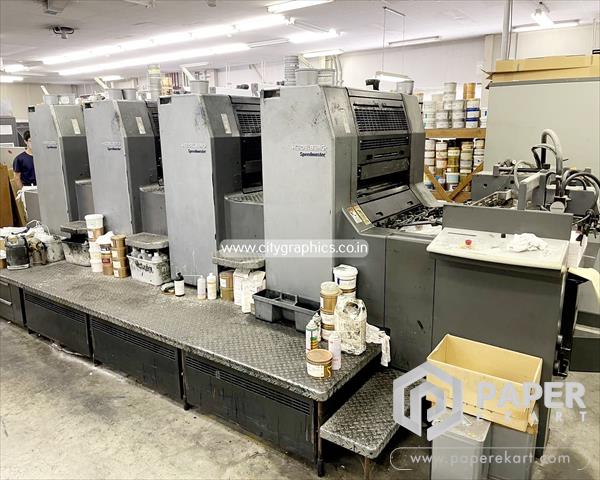 20 x 29 HEIDELBERG SM 74 4P 4 Color Offset Printing Machine